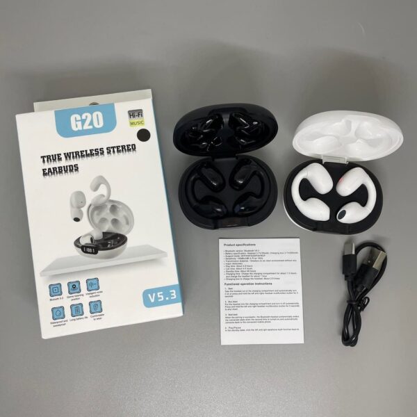 G20 clip-on ear TWS Earbuds